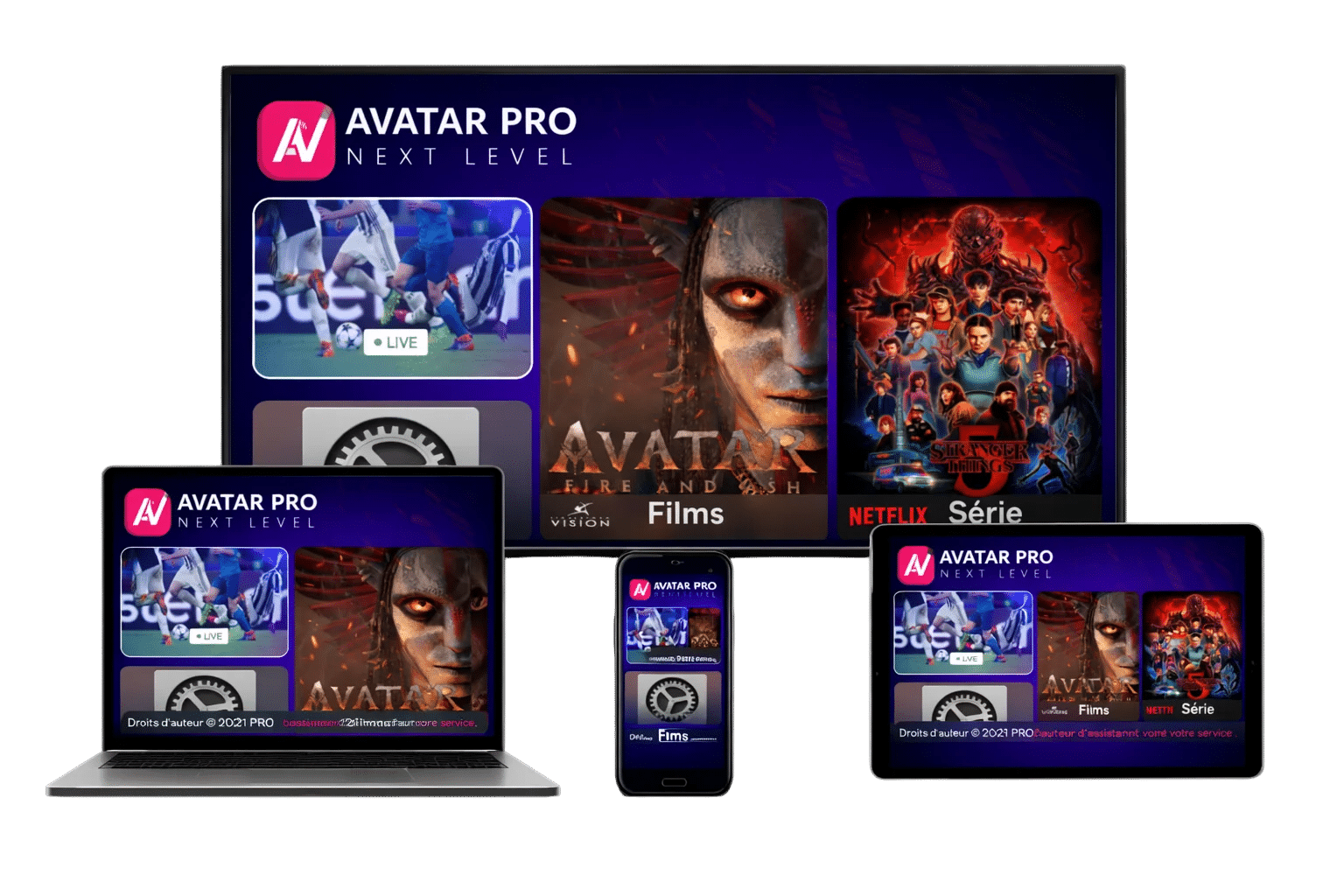 Avatar Pro en 2026 sur plusieurs appareils